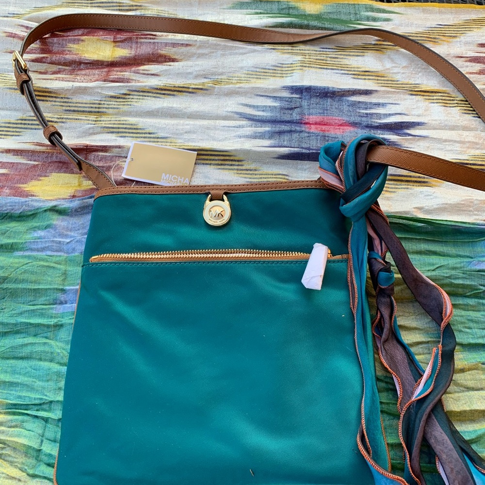 Michael Kors Turquoise Crossbody Bag